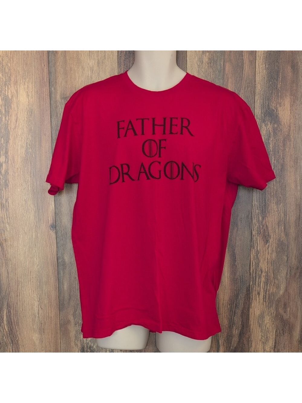 Next Level Apparel Bold Red Graphic Tee "Game of Thrones" XL          V208